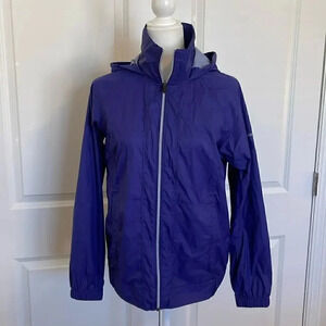Columbia Women’s Rain Jacket/Windbreaker Full Zip Size S Purple
